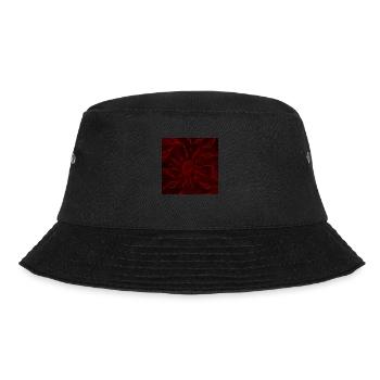 SUN AND RED FLOWERS - Bucket Hat - black - Front - Lela (165cm)