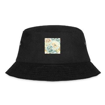 Floral Design 3 - Bucket Hat - Schwarz - Vorne - Lela (165cm)