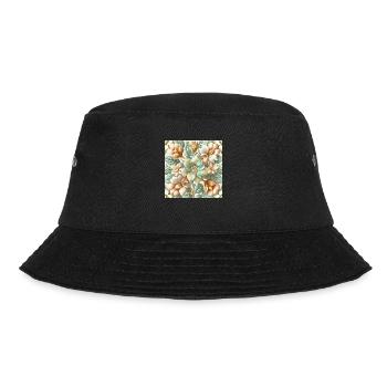 Floral Design 2 - Bucket Hat - Schwarz - Vorne - Lela (165cm)