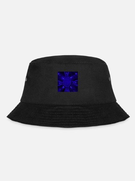 SUNNY ELECTRIC MANDALA - Bucket Hat - black