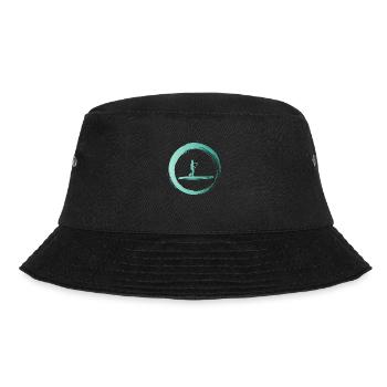 Sporty Hobby Leidenschaft Stand Up Paddle - Bucket Hat - Schwarz - Vorne - Lela (165cm)