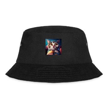 Catmovie - Bucket Hat - Schwarz - Vorne - Lela (165cm)