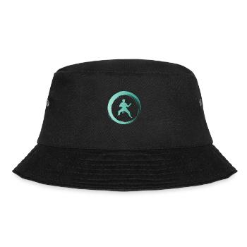 Sporty Hobby Leidenschaft Karate - Bucket Hat - Schwarz - Vorne - Lela (165cm)