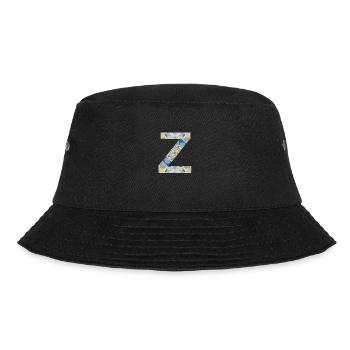 Lettre Z en mandala - Bob - noir - Devant - Lela (165cm)