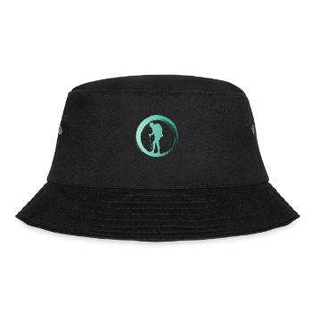 Sporty Hobby Leidenschaft Wandern - Bucket Hat - Schwarz - Vorne - Lela (165cm)
