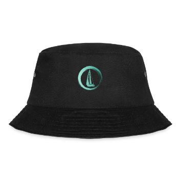 Sporty Hobby Leidenschaft Segeln - Bucket Hat - Schwarz - Vorne - Lela (165cm)