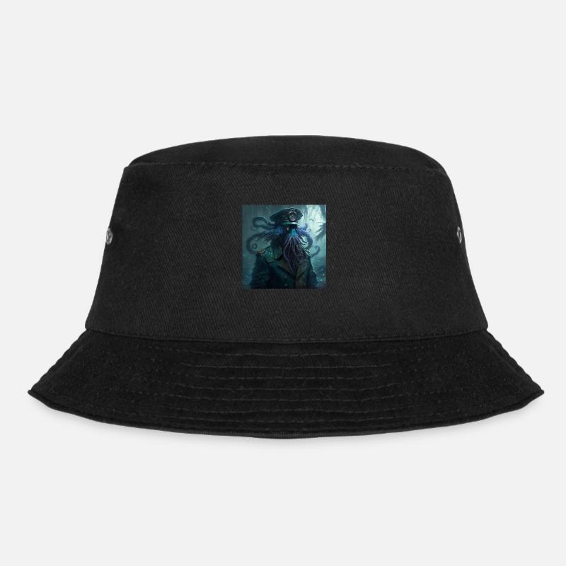 Captain Tentacles - Bucket Hat - black