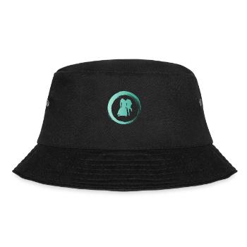 Sporty Hobby Leidenschaft Rodeln - Bucket Hat - Schwarz - Vorne - Lela (165cm)