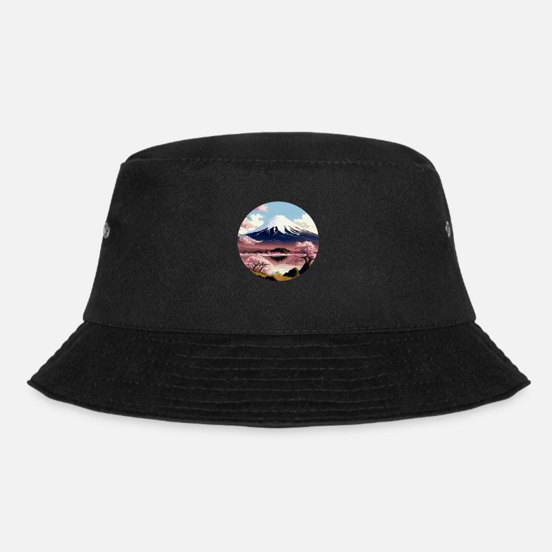 Fuji - Bucket Hat - Schwarz