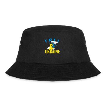 Free Ukraine - Bucket Hat - black - Front - Lela (165cm)