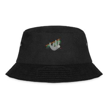 Faultier - Bucket Hat - Schwarz - Vorne - Lela (165cm)