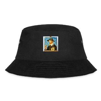 Portrait Bitcoin de Van Gogh - Bob - noir - Devant - Lela (165cm)