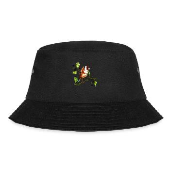 Colorful bird - Bucket Hat - black - Front - Lela (165cm)