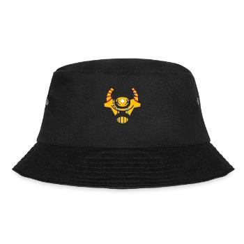 Stylized cow's head - Bucket Hat - black - Front - Lela (165cm)