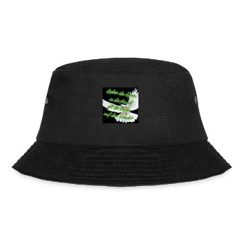 Die Taube (auf dem Dach) - Bucket Hat - Schwarz - Vorne - Lela (165cm)