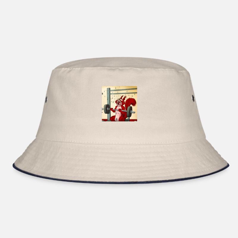 SQRRLD - Squirrel's Bench Press Accident 05 Bucket Hat