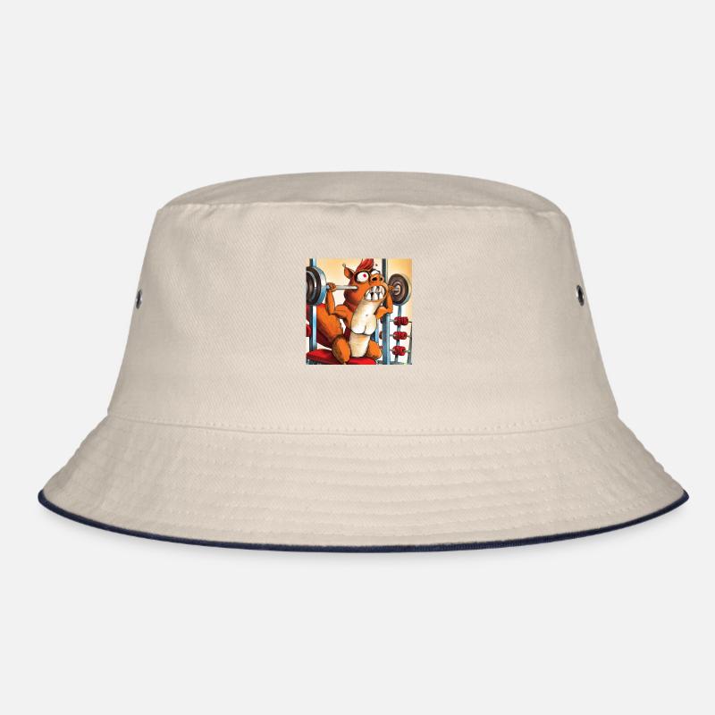 SQRRLD - Squirrel's Bench Press Accident 02 Bucket Hat