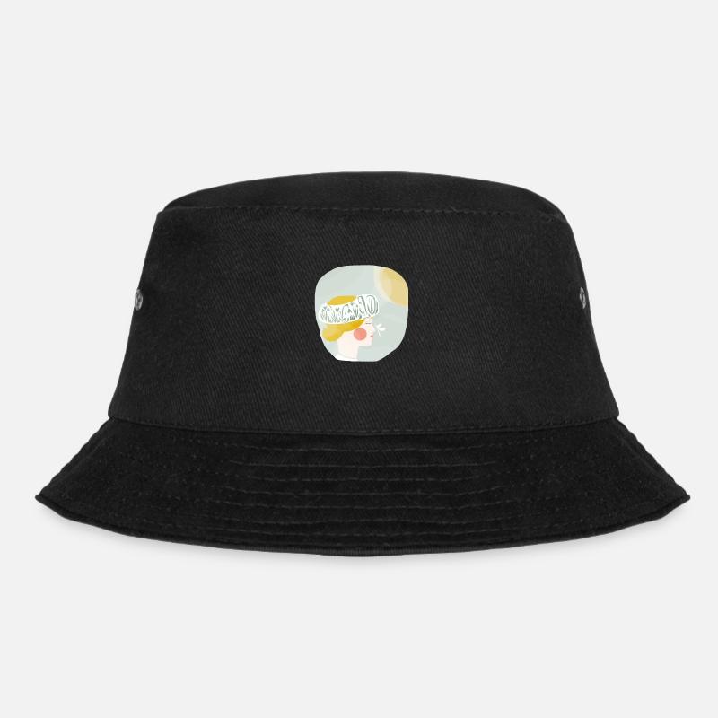 Spring sun - Bucket Hat - black