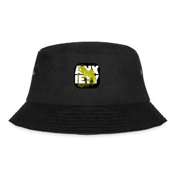 Anxiety yellow - Bucket Hat - black - Front - Lela (165cm)