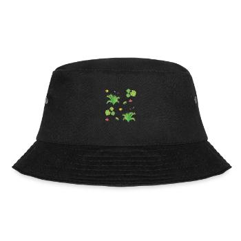 Dschungelfieber - Bucket Hat - Schwarz - Vorne - Lela (165cm)
