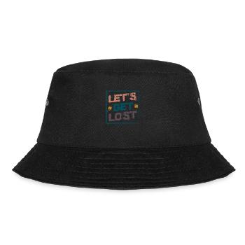 Let´s get Lost - Bucket Hat - Schwarz - Vorne - Lela (165cm)