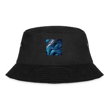 Alles ist aus Wellen 5 topaz enhance - Bucket Hat - Schwarz - Vorne - Lela (165cm)