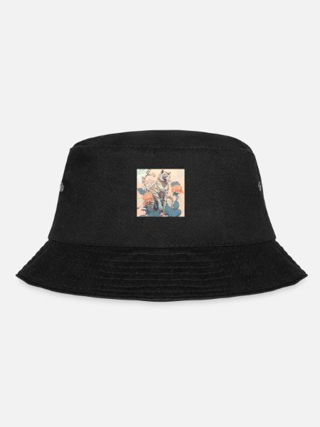 in harmony with nature tigers - Bucket Hat - black