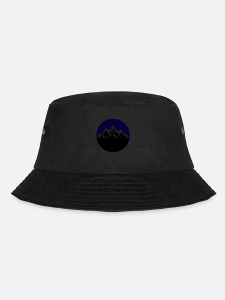mountains - Bucket Hat - Schwarz