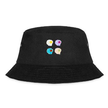 An Maria G. mit Zuneigung. - Bucket Hat - Schwarz - Vorne - Lela (165cm)