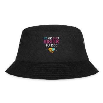He or She Sister to Bee - Bucket Hat - Schwarz - Vorne - Lela (165cm)