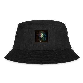 Face woman dreadlocks n°9 - Bucket Hat - black - Front - Lela (165cm)