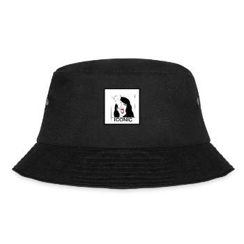 Iconic smoke Girl - Bucket Hat - Schwarz - Vorne - Lela (165cm)