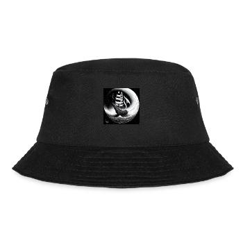 Sailing shipin the night drawing - Bucket Hat - black - Front - Lela (165cm)