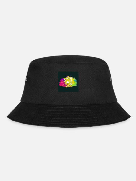 Poker - Bucket Hat - Schwarz
