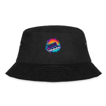 Keyboarder Synthwave 80s Gift - Bucket Hat - black - Front - Lela (165cm)