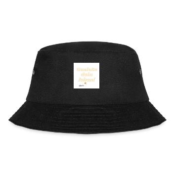 Sayings, Text, Athletes, - Bucket Hat - black - Front - Lela (165cm)