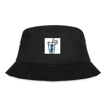 Drink blue - Bucket Hat - Schwarz - Vorne - Lela (165cm)