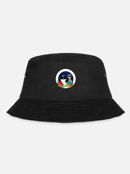 Cats Best Friends - Bucket Hat - black