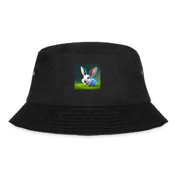 Rabbit with Big Ears - Bucket Hat - black - Front - Lela (165cm)