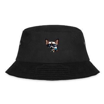 Steampunk Chihuahua - Bucket Hat - Schwarz - Vorne - Lela (165cm)