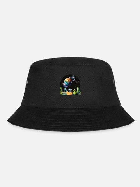 Space - Bucket Hat - Schwarz