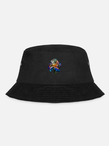Blumenzauber No. 1 - Bucket Hat - Schwarz