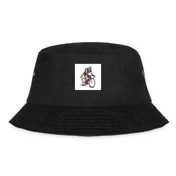 Road Warrior - Vikinger Krieger Rennradfahrer - Bucket Hat - Schwarz - Vorne - Lela (165cm)