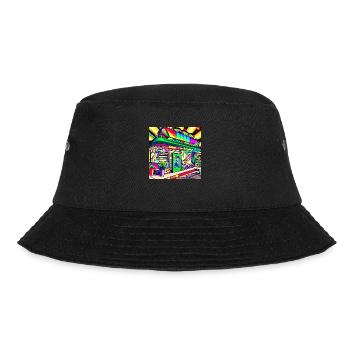 Modern Weed Club AUF - Bucket Hat - Schwarz - Vorne - Lela (165cm)
