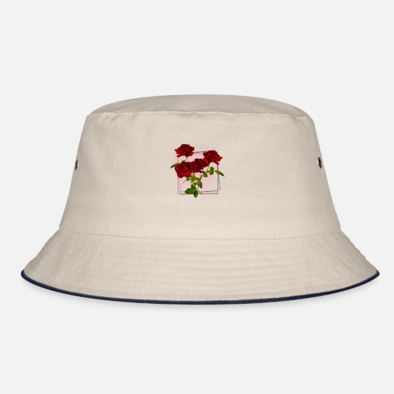 Blumen Rahmen Bucket Hat