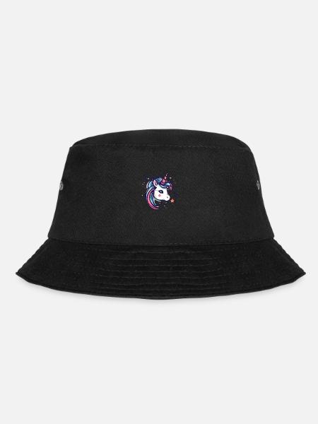 Einhorn - Bucket Hat - Schwarz