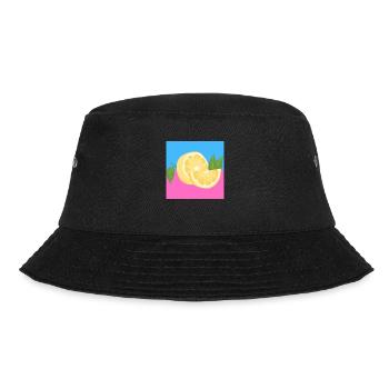 Pink and blue lemon - Bucket Hat - black - Front - Lela (165cm)