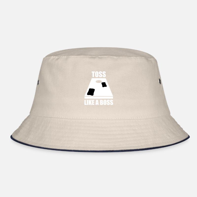 Cornhole Toss Bean game gift Bucket Hat