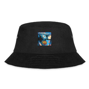 Crazy Cat Retro Style - Bucket Hat - Schwarz - Vorne - Lela (165cm)