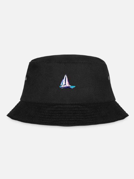 Segler Segeln Segelboot Segelsport Segelschiff - Bucket Hat - Schwarz